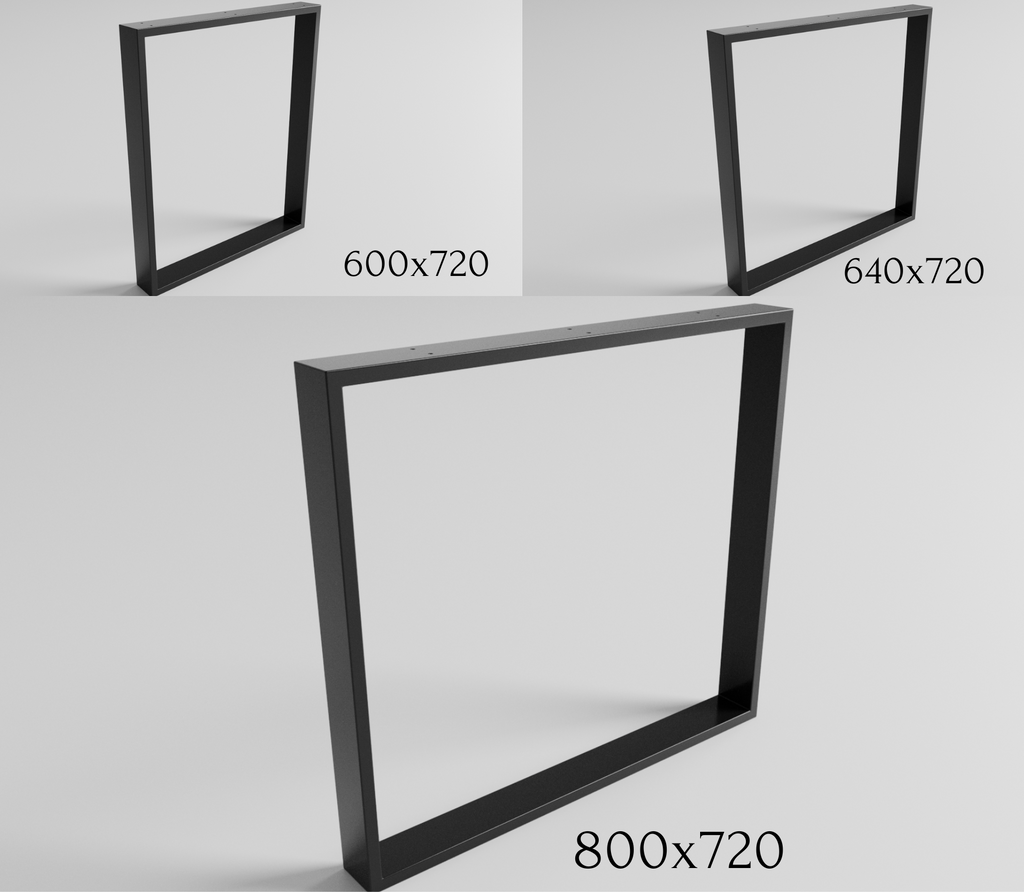 Podstawa stołu O-FRAME 720 – metalowy stelaż do stołu loft