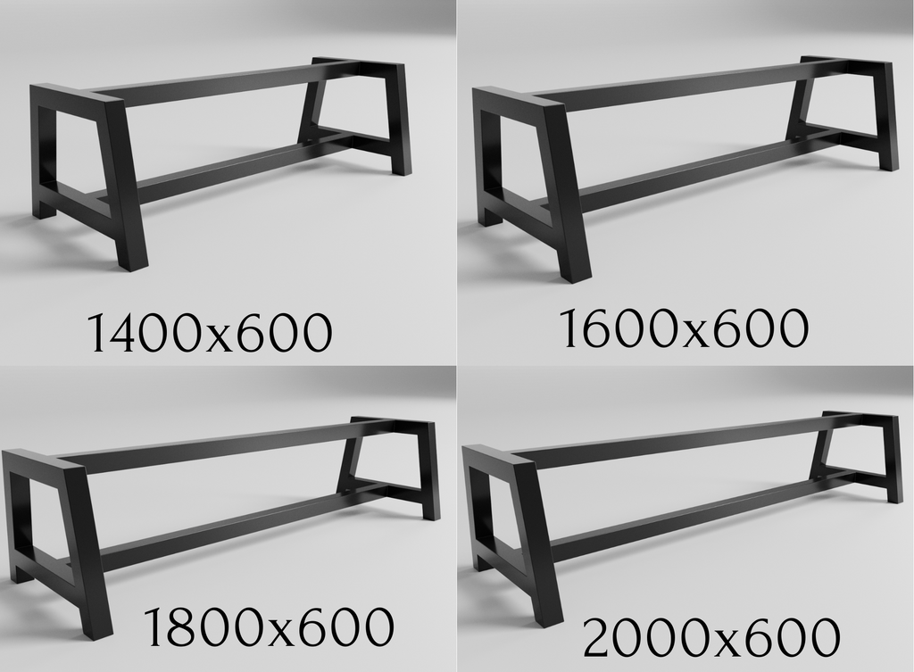 Stelaż do stołu loftowego A-FRAME 450 – metalowy stelaż do stołu loft