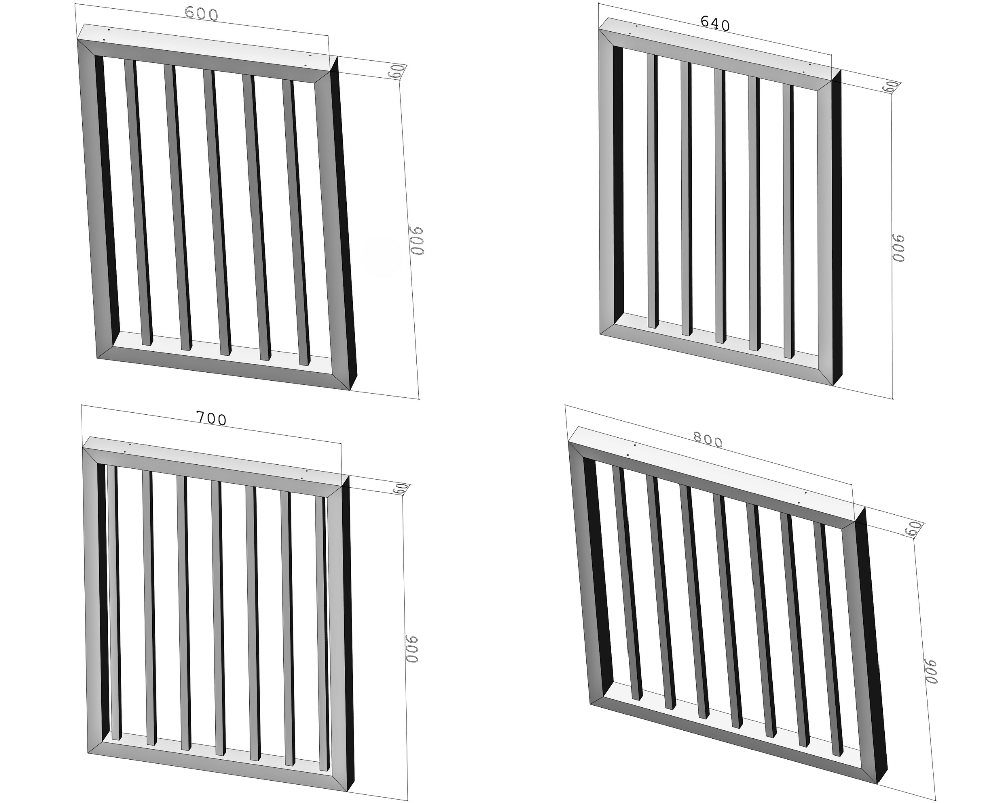 Metalowe nogi do stołu Lamel 900 – metalowe nogi do stołu loft