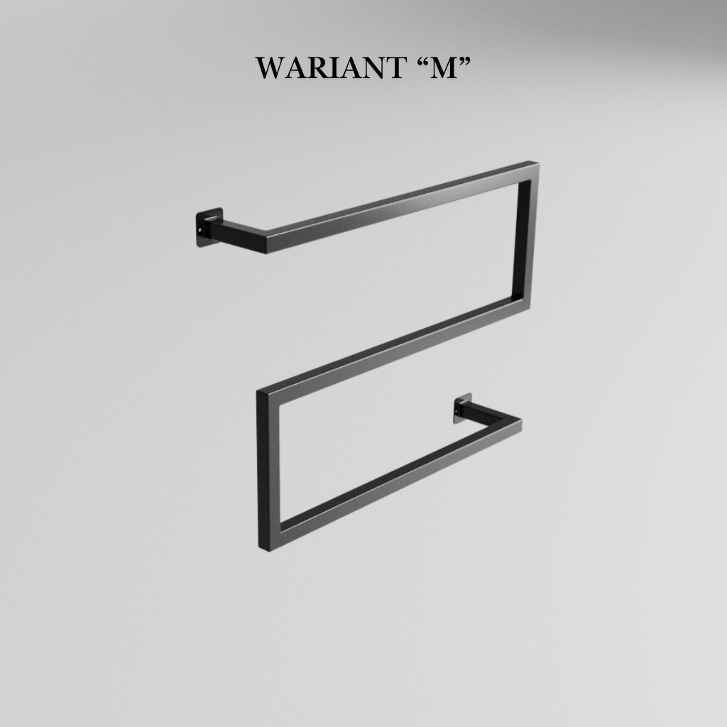 Wieszak na ręczniki Z-LINE – ścienny (S/M/L/XL) – metalowy wieszak ścienny na ręczniki loft