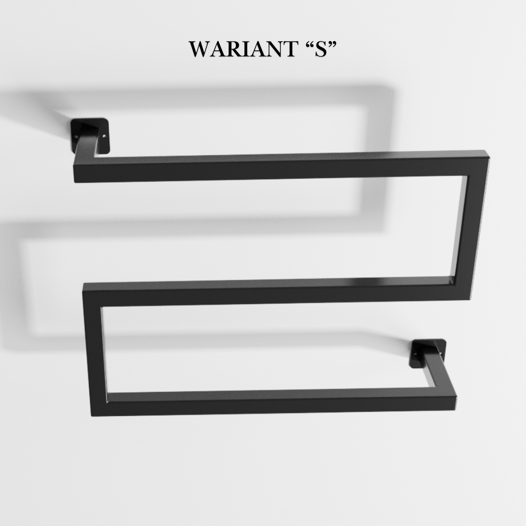 Wieszak na ręczniki Z-LINE – ścienny (S/M/L/XL) – metalowy wieszak ścienny na ręczniki loft