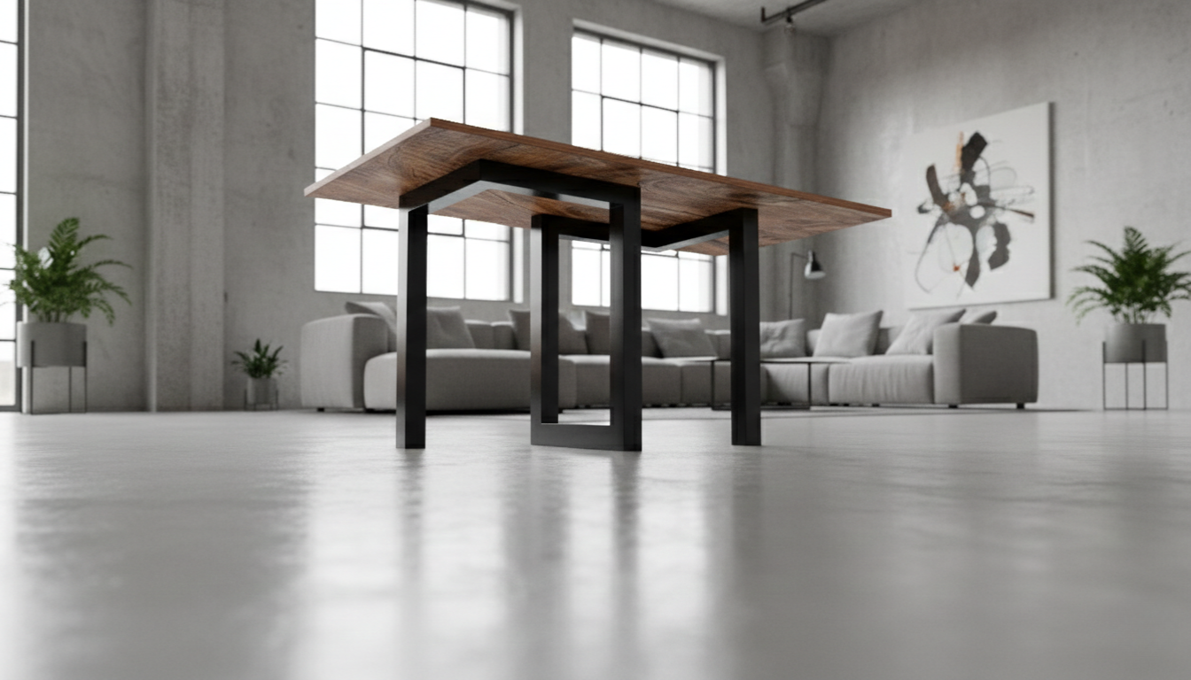 Podstawa do stołu Loft Zygzak 900 – metalowy stelaż do stołu loft