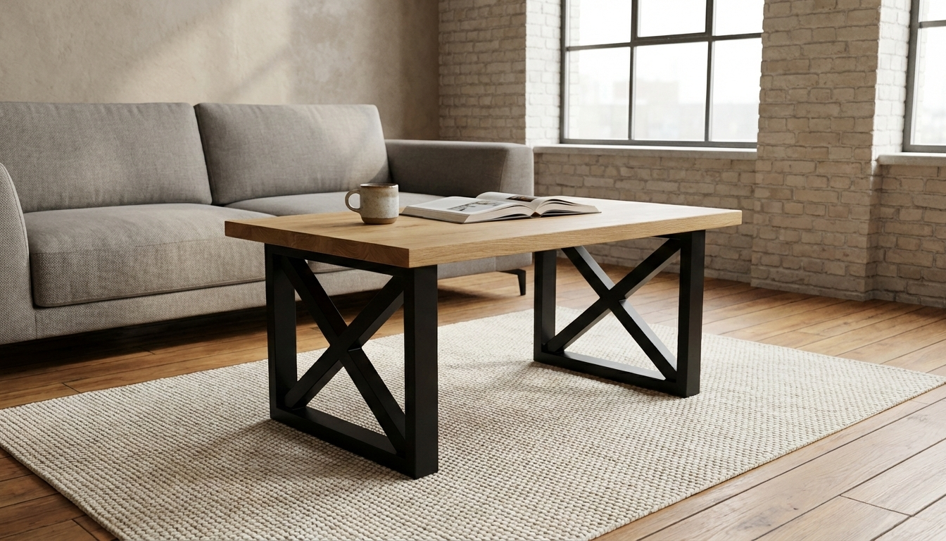 Podstawa do stołu FrameX 720 – metalowy stelaż do stołu loft