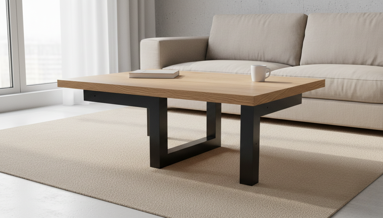 Podstawa do stołu Loft Zygzak 720 – metalowy stelaż do stołu loft