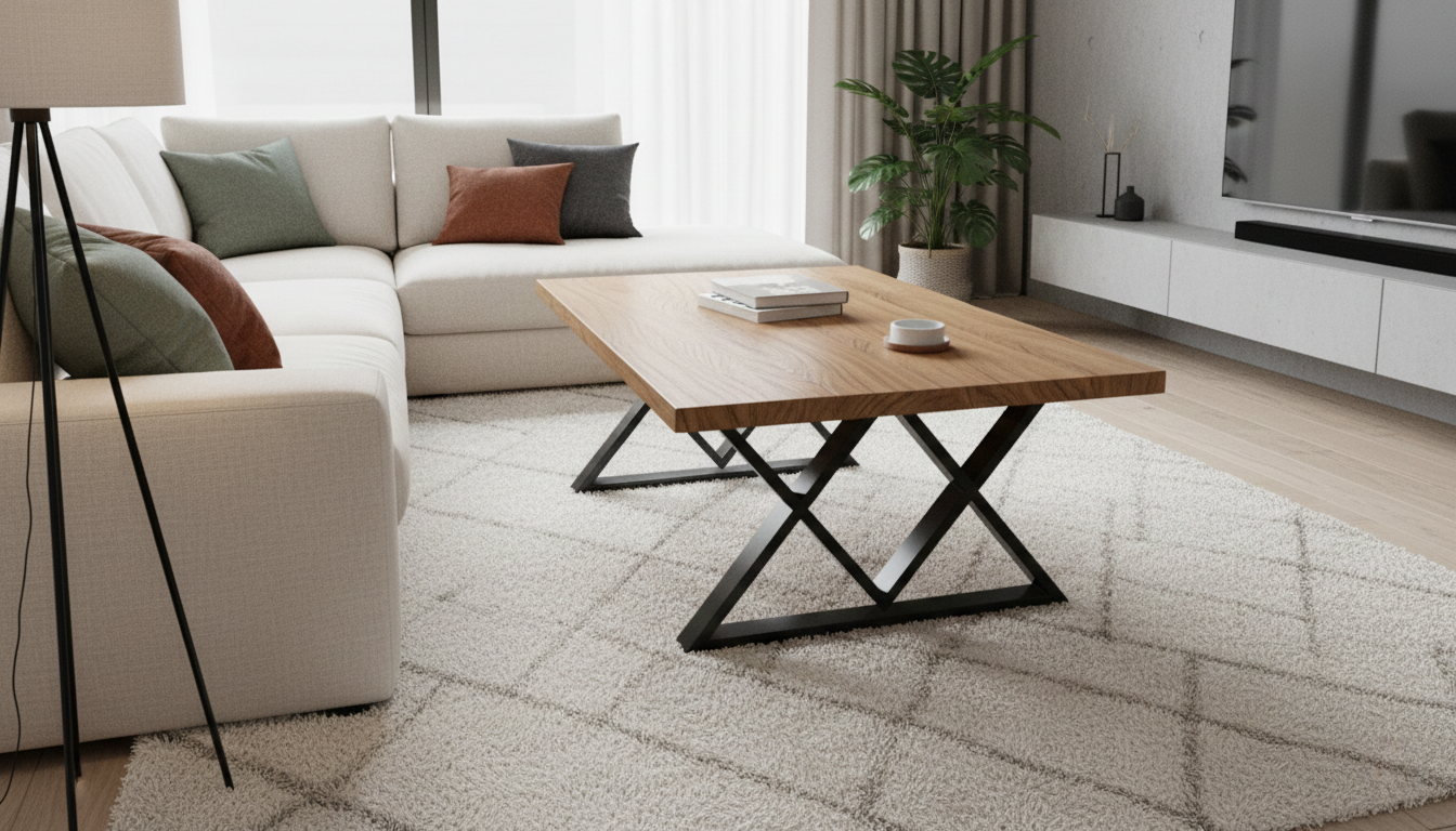 Podstawa do stołu X-Klepsydra 450 – metalowy stelaż do stołu loft