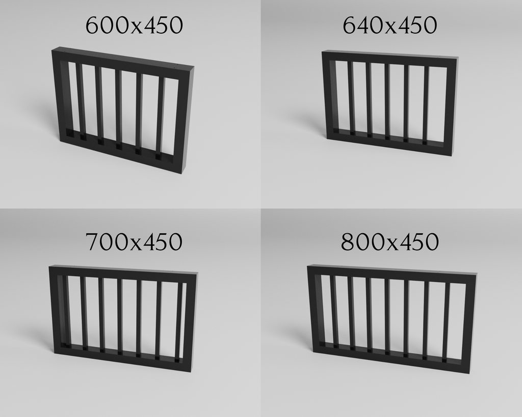 Metalowe nogi do stołu Lamel 720 – metalowe nogi do stołu loft