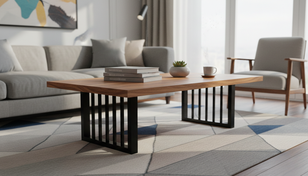 Metalowe nogi do stołu Lamel 720 – metalowe nogi do stołu loft