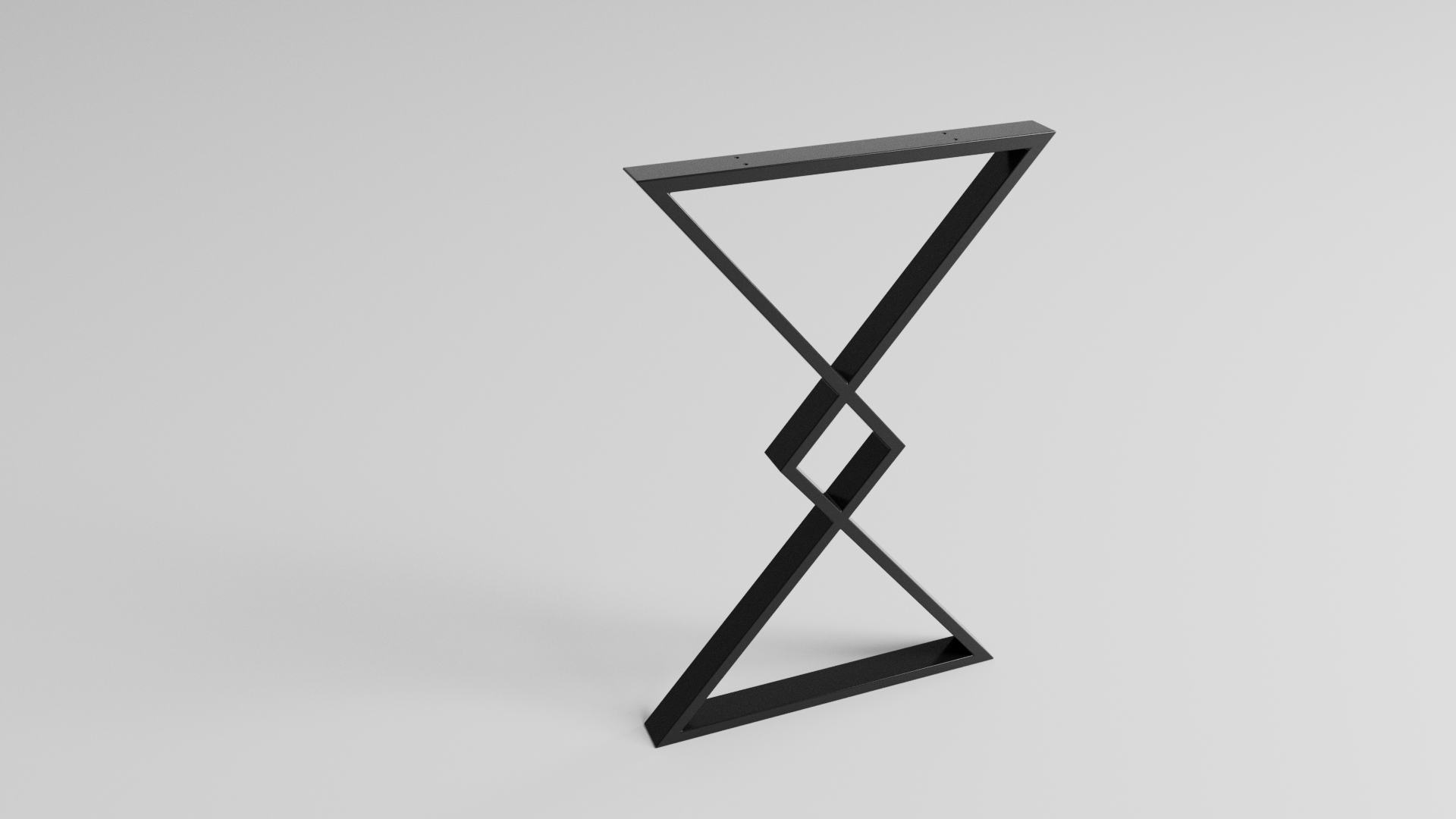 Podstawa do stołu X-Klepsydra 900 – metalowy stelaż do stołu loft