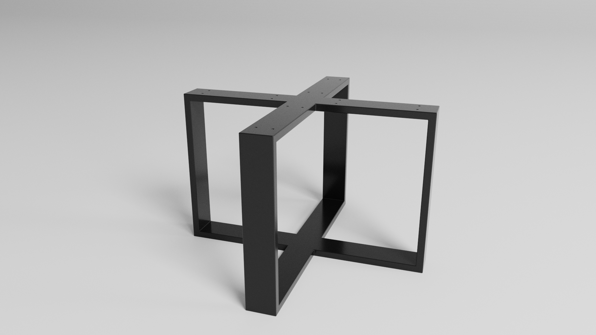 Podstawa do stołu okrągłego CROSS 80/20 – metalowy stelaż do stołu loft