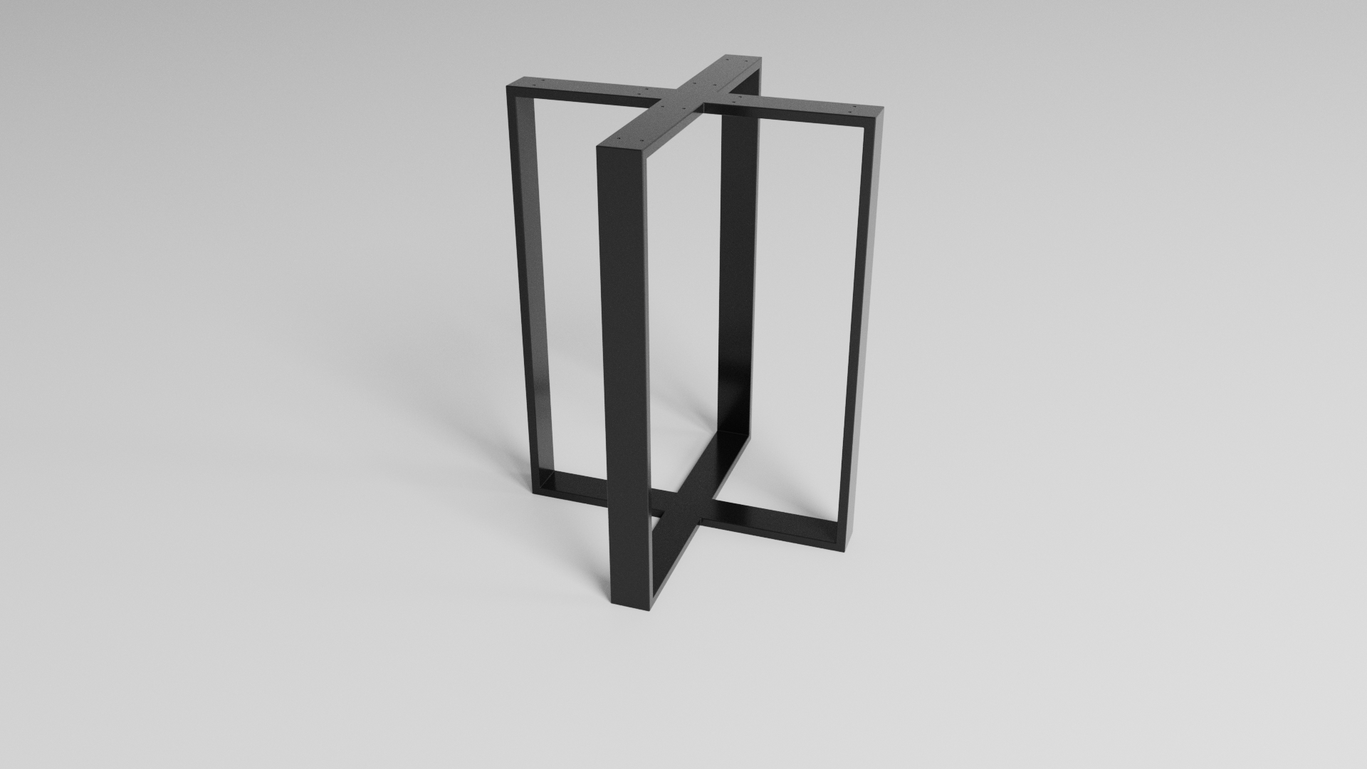 Podstawa do stołu okrągłego CROSS 80/20 – metalowy stelaż do stołu loft