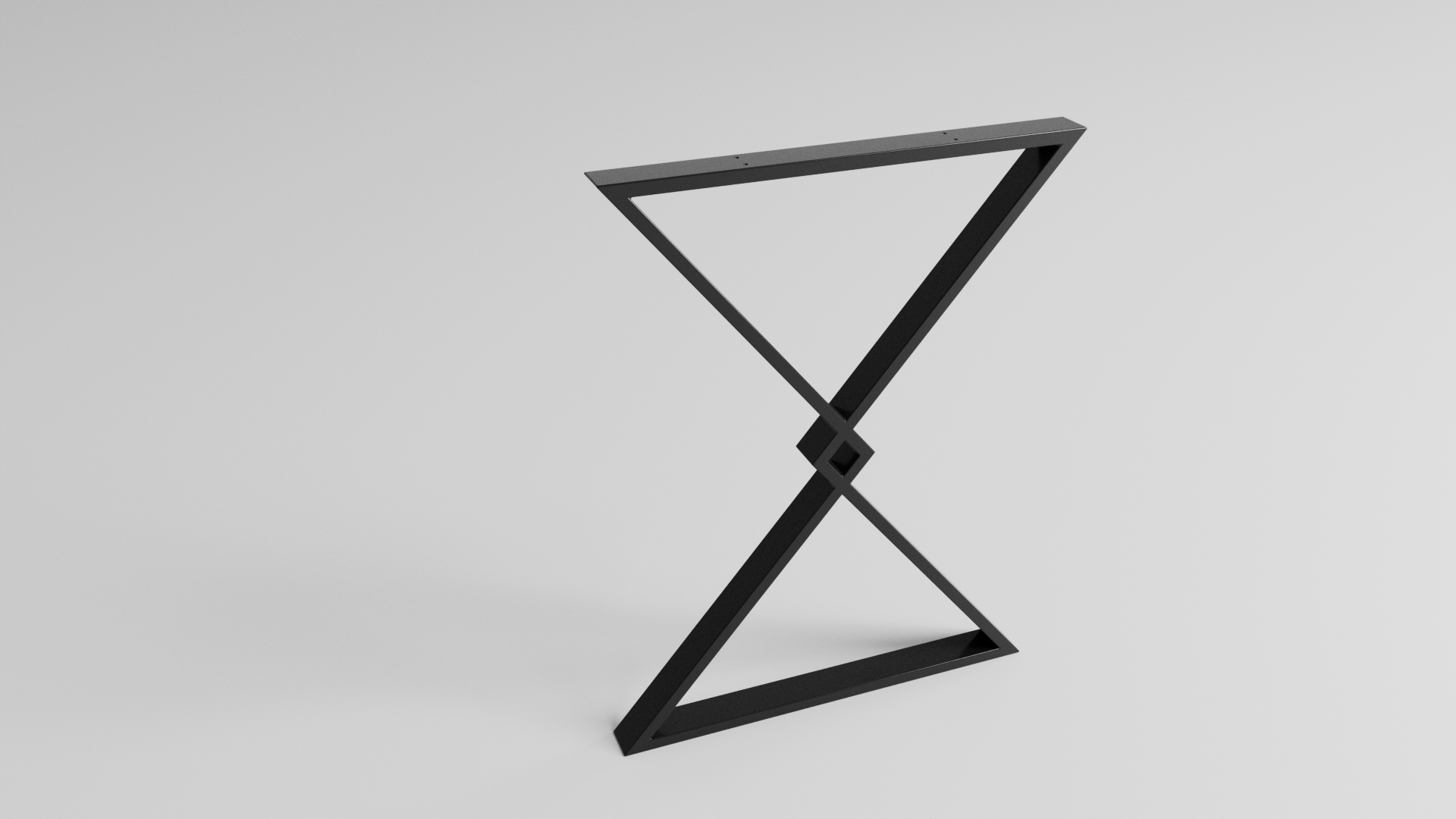 Podstawa do stołu X-Klepsydra 900 – metalowy stelaż do stołu loft