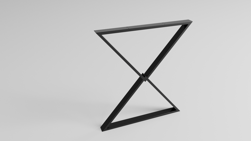 Podstawa do stołu X-Klepsydra 900 – metalowy stelaż do stołu loft