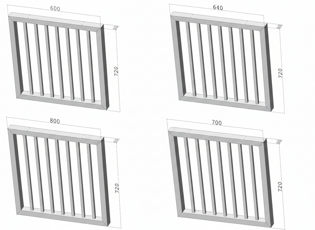 Metalowe nogi do stołu Lamel 720 – metalowe nogi do stołu loft