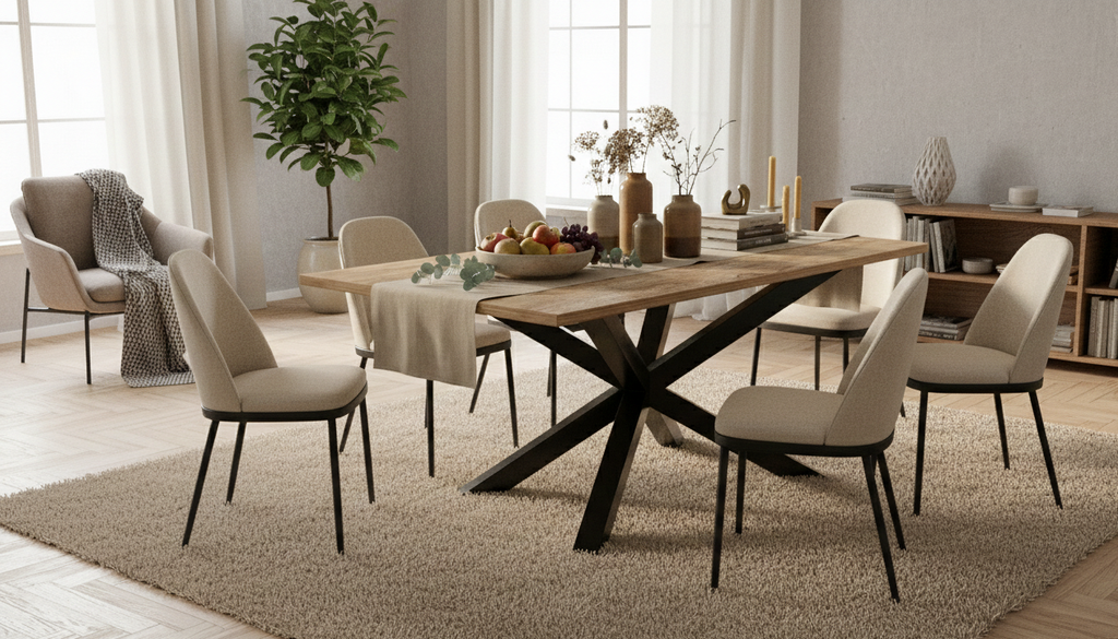 Podstawa do stołu SPIDER 80 – metalowy stelaż do stołu loft