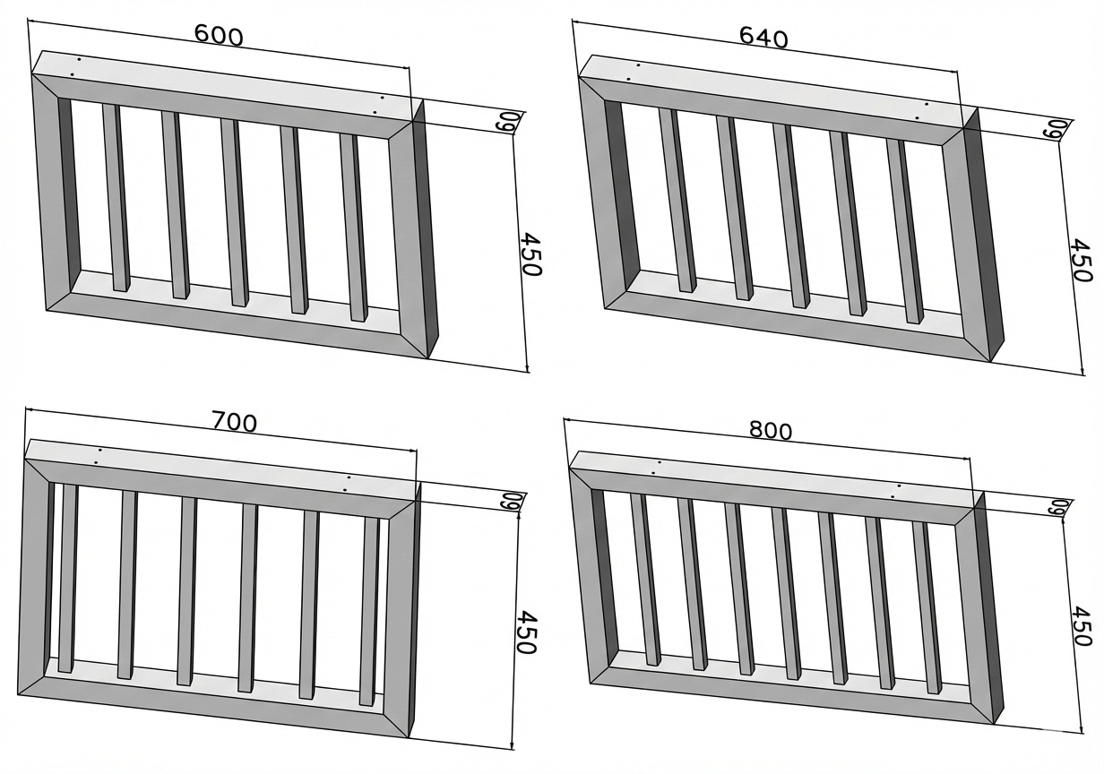 Metalowe nogi do stołu Lamel 720 – metalowe nogi do stołu loft