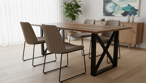 Podstawa do stołu FrameX 720 – metalowy stelaż do stołu loft