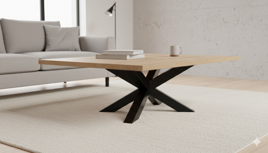 Podstawa do stołu SPIDER 80 – metalowy stelaż do stołu loft