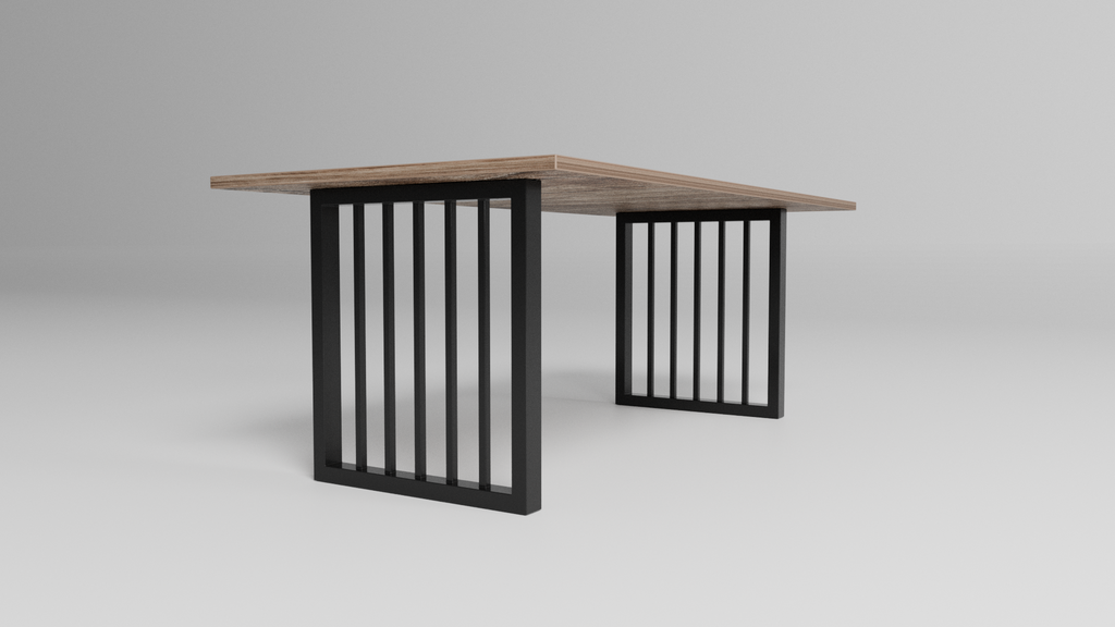 Metalowe nogi do stołu Lamel 720 – metalowe nogi do stołu loft