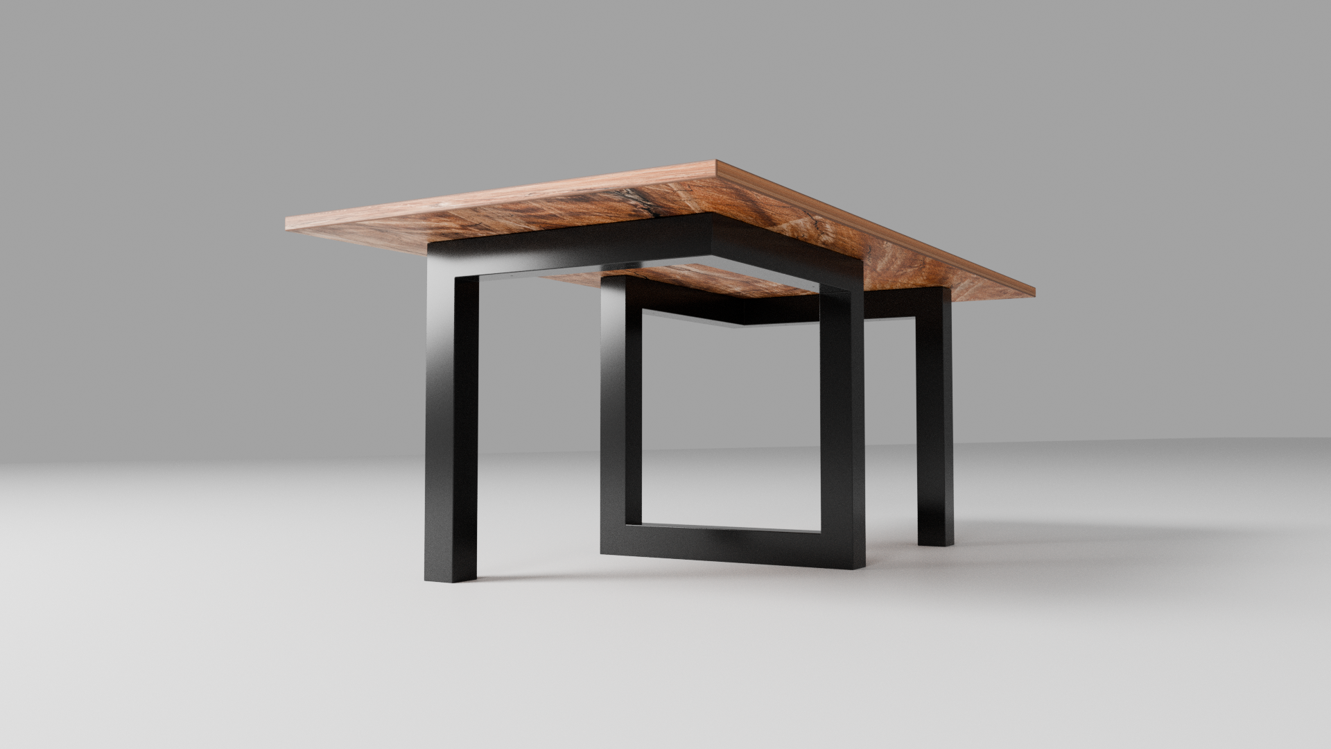 Podstawa do stołu Loft Zygzak 720 – metalowy stelaż do stołu loft