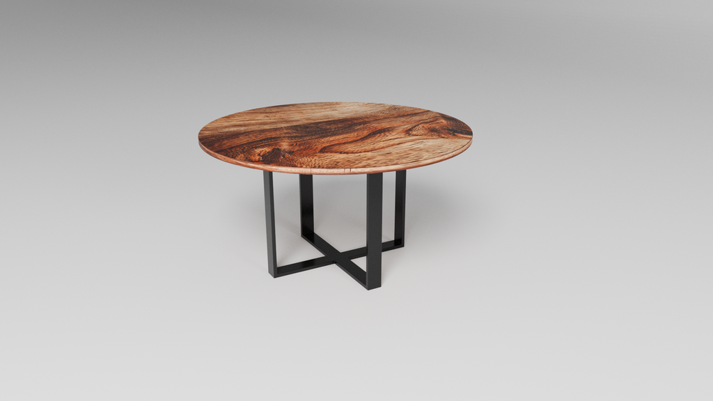 Podstawa do stołu okrągłego CROSS 80/20 – metalowy stelaż do stołu loft