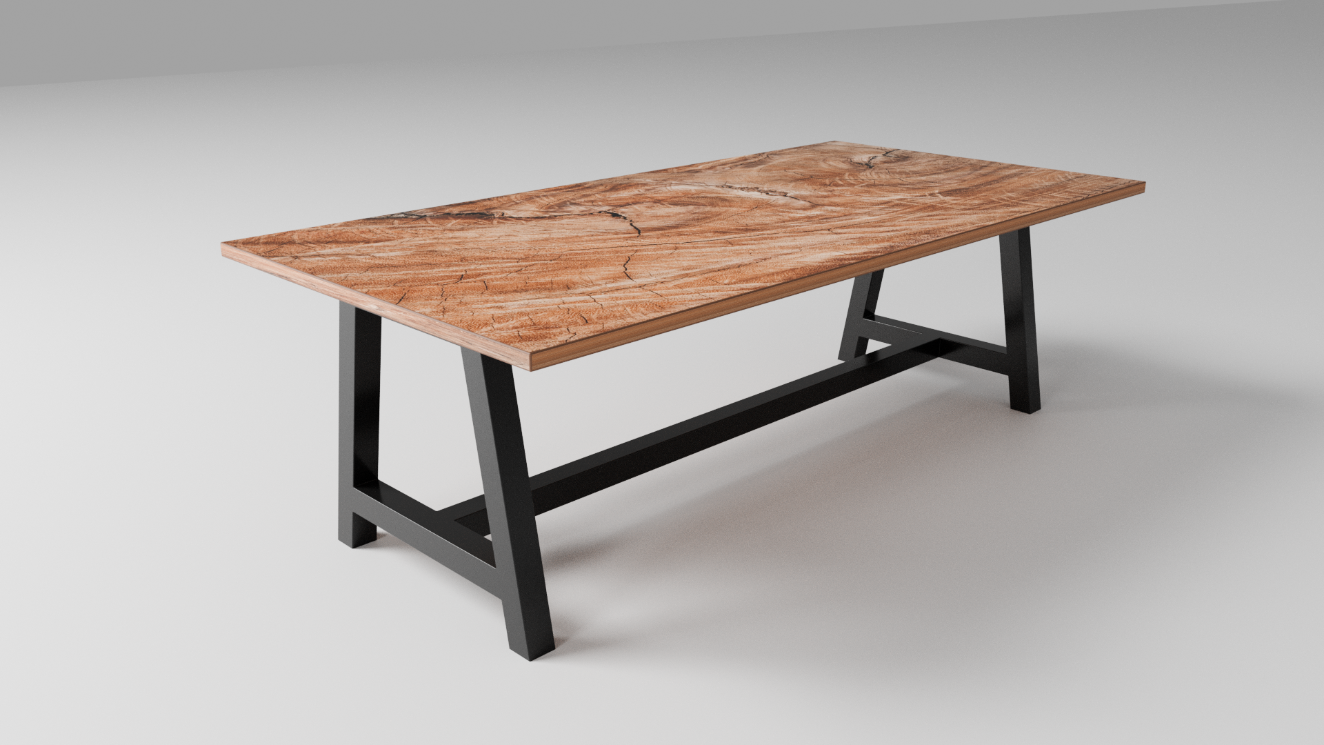 Stelaż do stołu loftowego A-FRAME 720 – metalowy stelaż do stołu loft