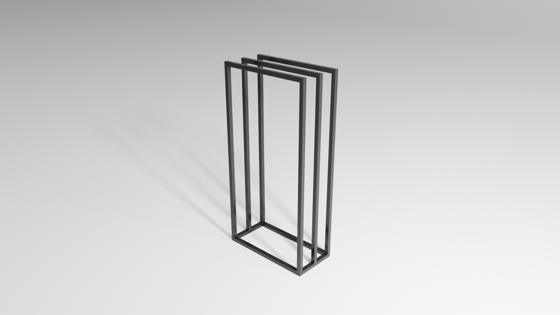 Stojak na ręczniki SLIM Standard (450×220×900 mm) – metalowy stojak na ręczniki loft